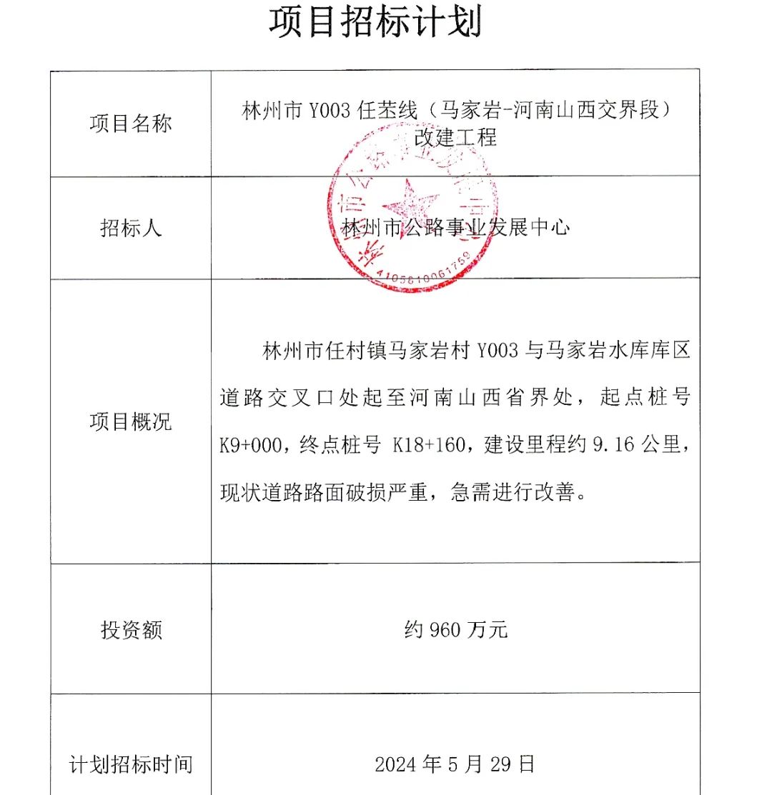 林州市招标最新公告全面解析